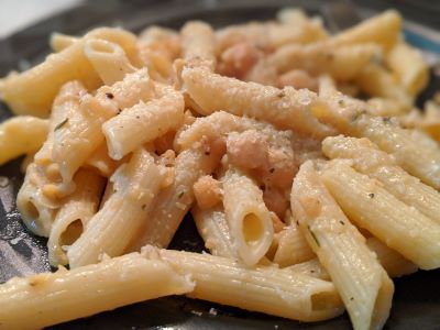 Chickpea, Lemon, & Rosemary Sauce over Penne-1